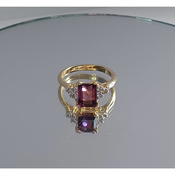 Swarovski Jewelry - Swarovski Elements - Size 6.5 - 18K gold plated ring as pictured